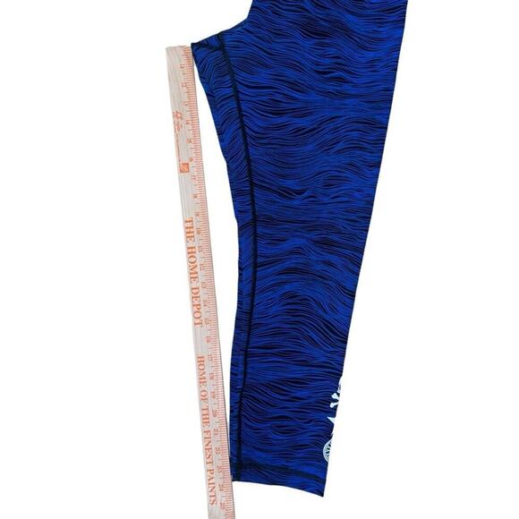 Lululemon x SoulCycle High Times Pant leggings in Life Lines Cerulean Size 12 - Picture 15 of 16